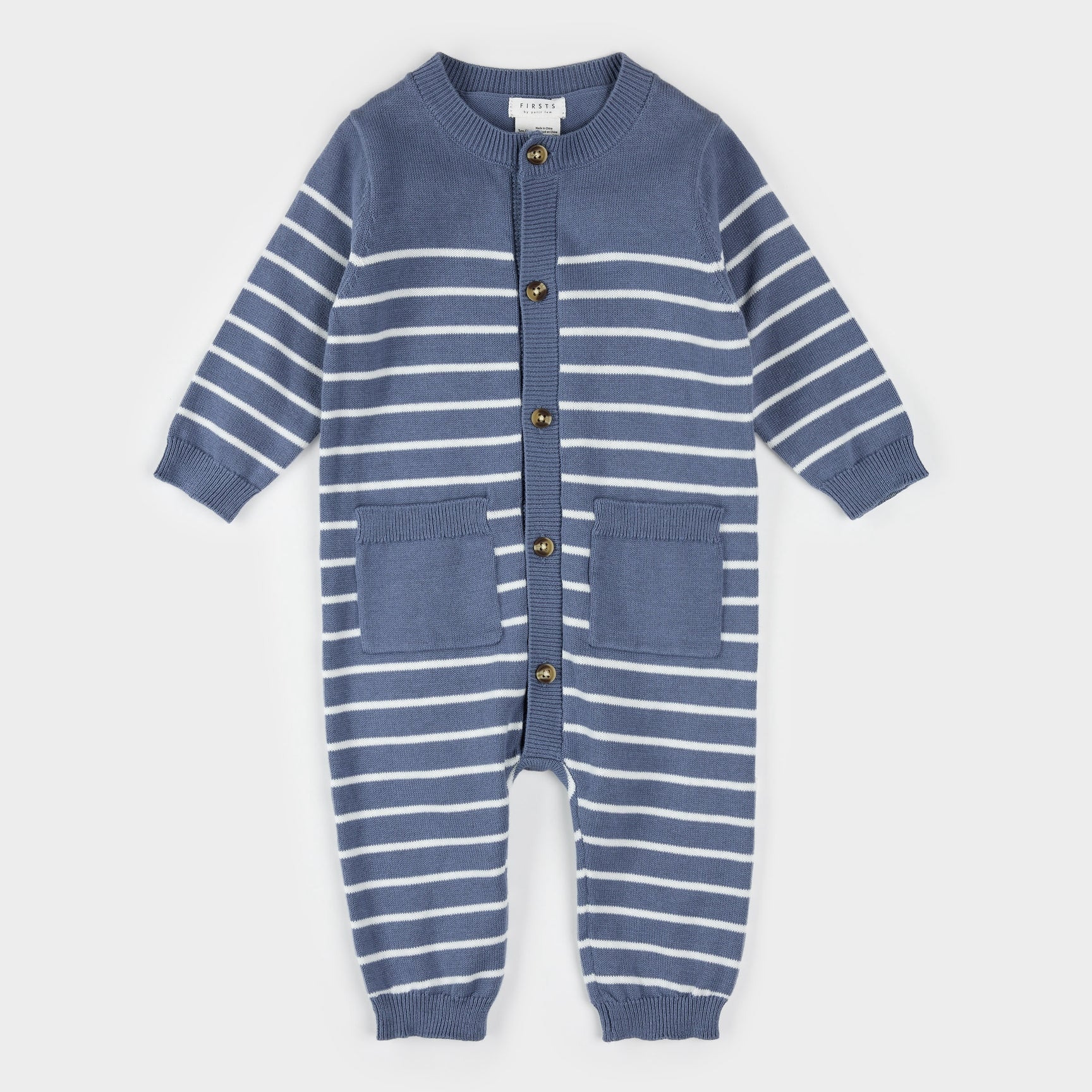 Striped Knit Playsuit