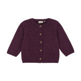 Wine Knit Cardigan